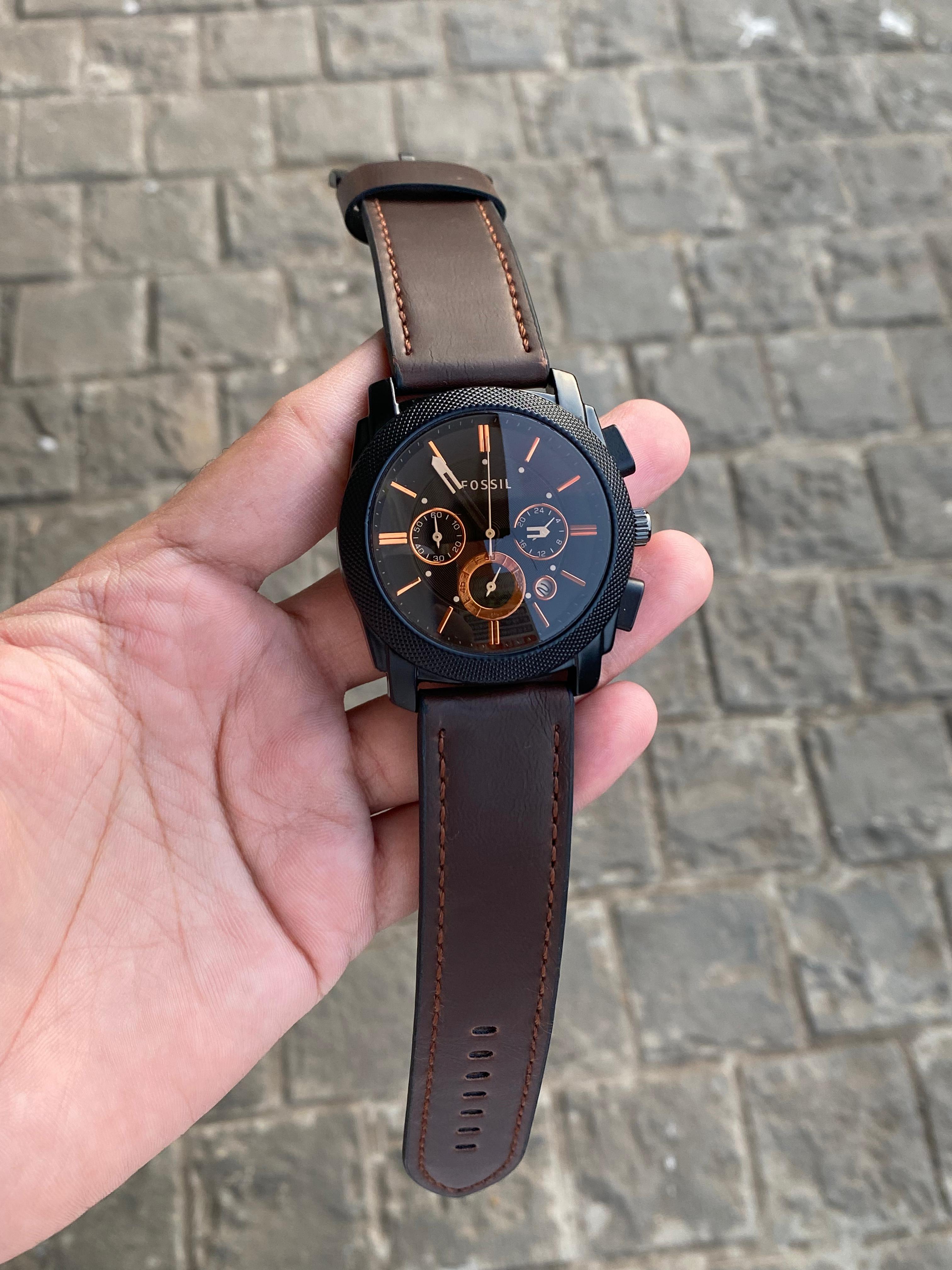 Fossil Leather For Him