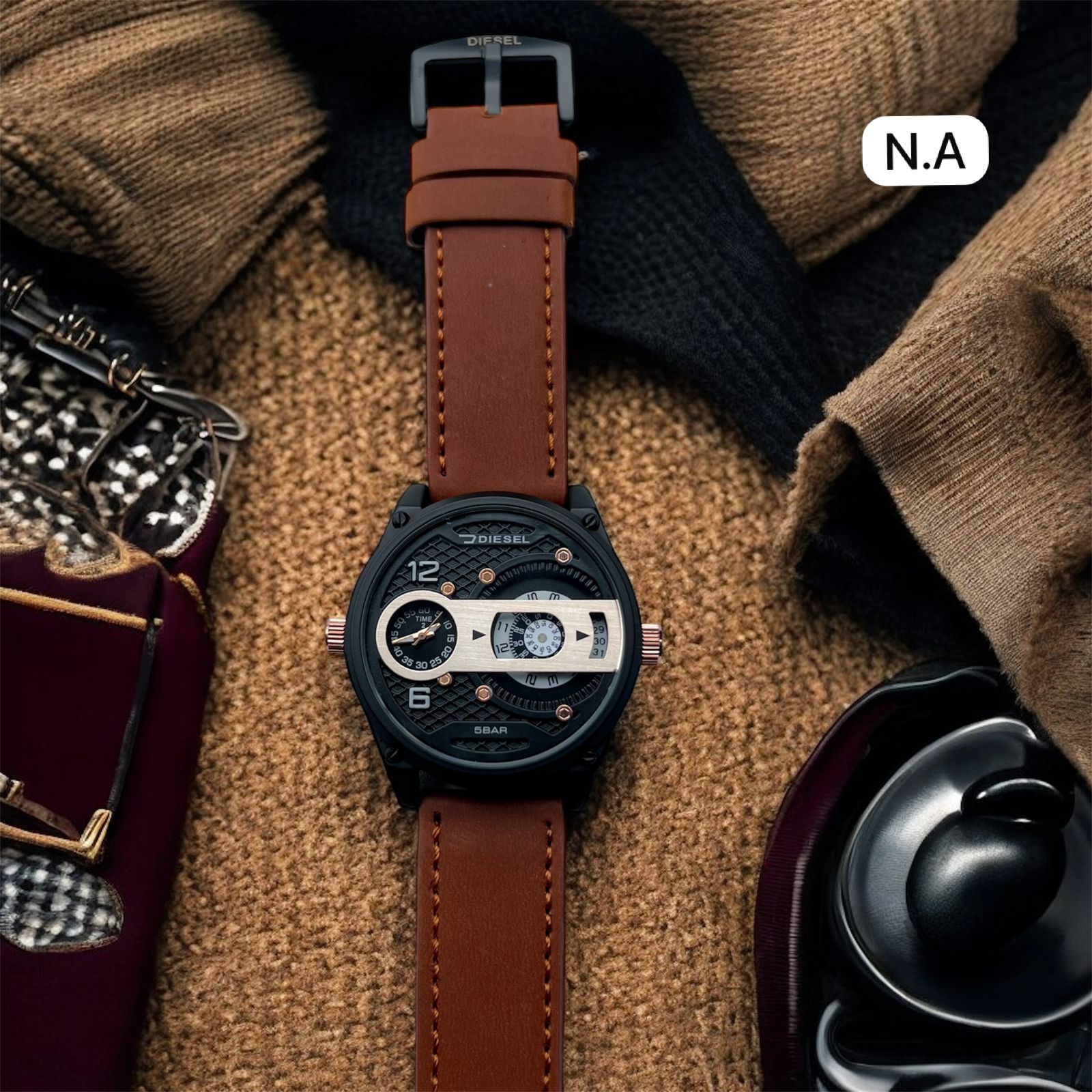 Diesel Leather men's Watch